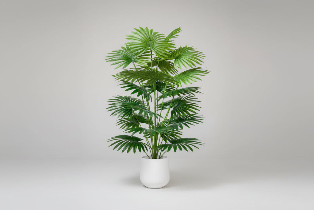 FanTropics™ Artificial Fan Palm 65–105cm – Lifelike Tropical Statement Plant