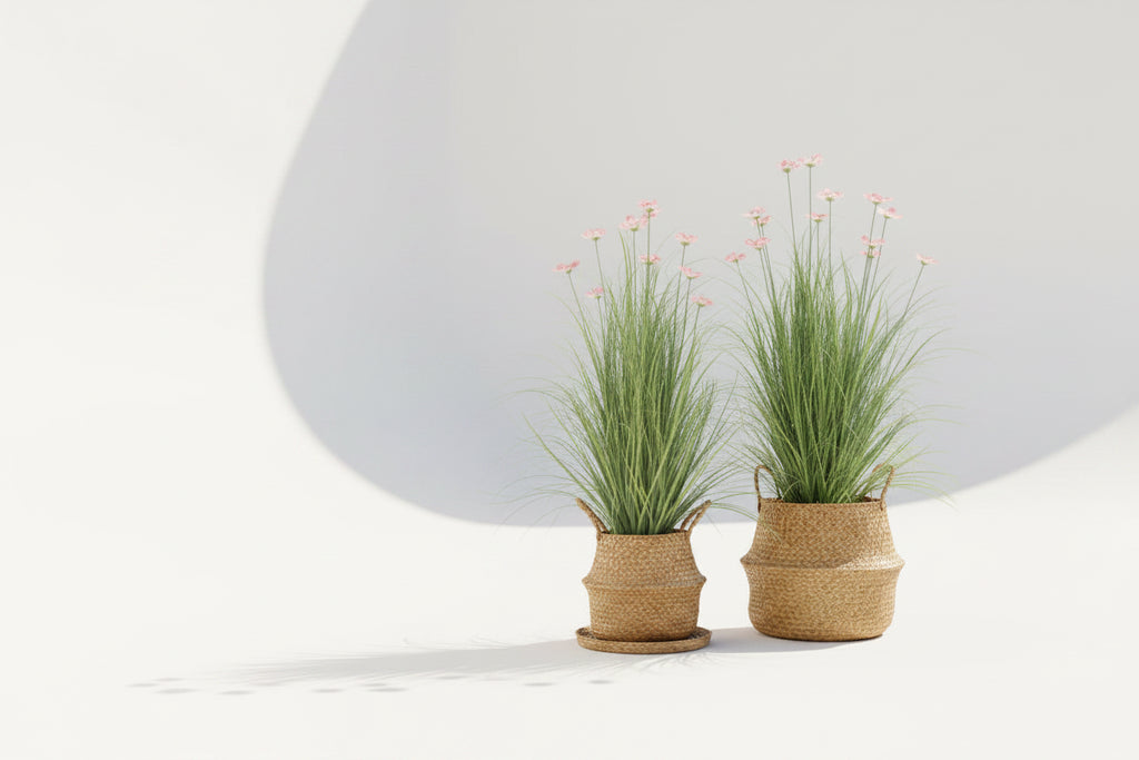 GreenSet™ 4PCS Artificial Plant Bundle – Lifelike Indoor & Outdoor Décor Kit