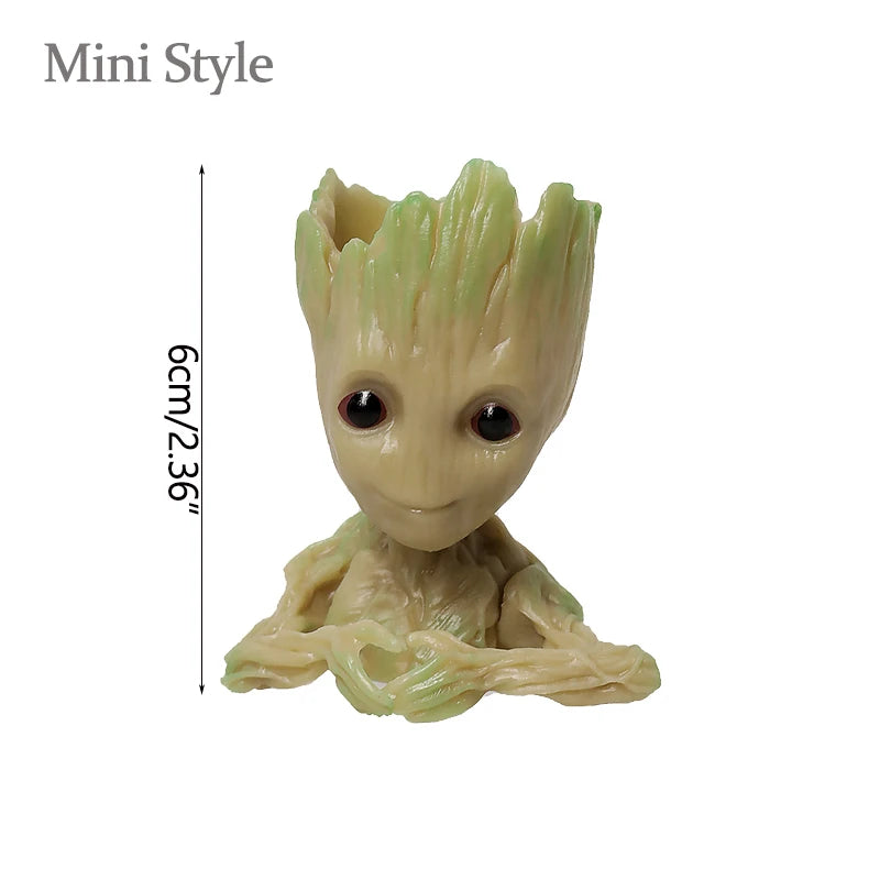 GroovyRoot™ Character Planter – Fun Groot-Style Plant Pot & Desk Organiser