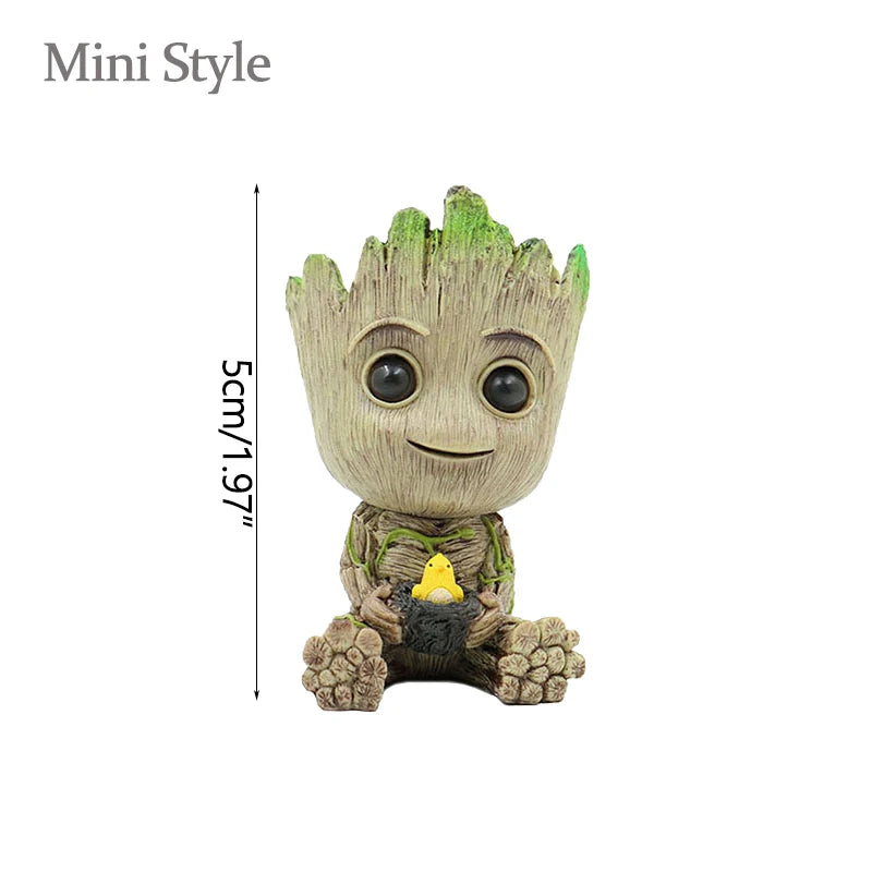 GroovyRoot™ Character Planter – Fun Groot-Style Plant Pot & Desk Organiser