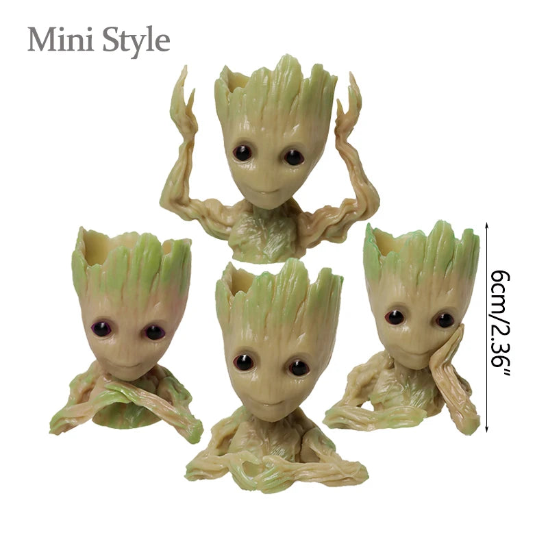 GroovyRoot™ Character Planter – Fun Groot-Style Plant Pot & Desk Organiser