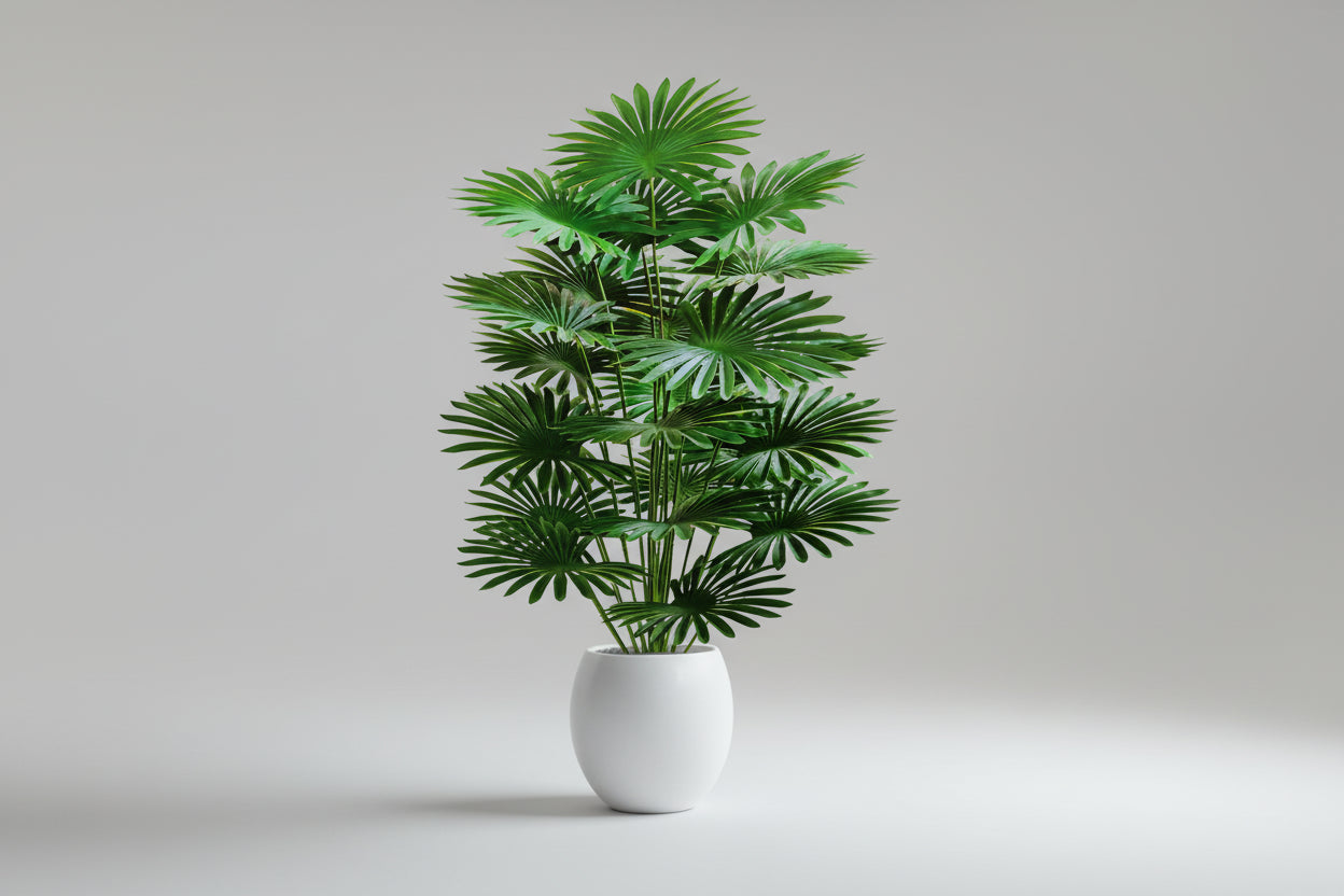 FanTropics™ Artificial Fan Palm 65–105cm – Lifelike Tropical Statement Plant