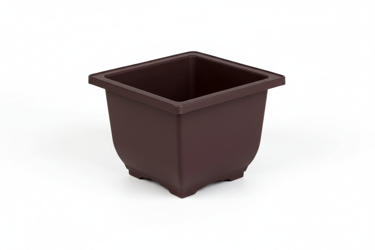 ClayZen™ Rectangular Bonsai Pot – Purple Clay Style Garden Planter