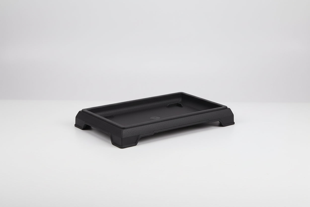 ClayZen™ Rectangular Bonsai Pot – Purple Clay Style Garden Planter