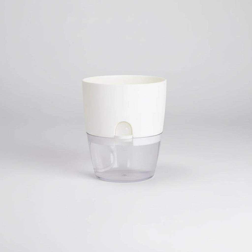 HydroEase™ Self-Watering Planter – 2-Layer Smart Hydroponic Pot with Wick System