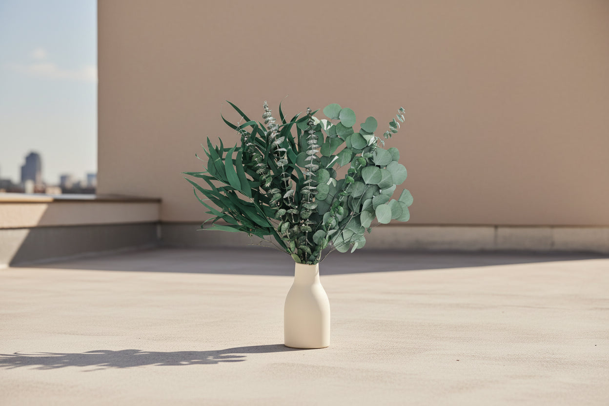 EucaPure™ Dried Eucalyptus Bundle – Natural Preserved Leaves for Home & Shower Spa