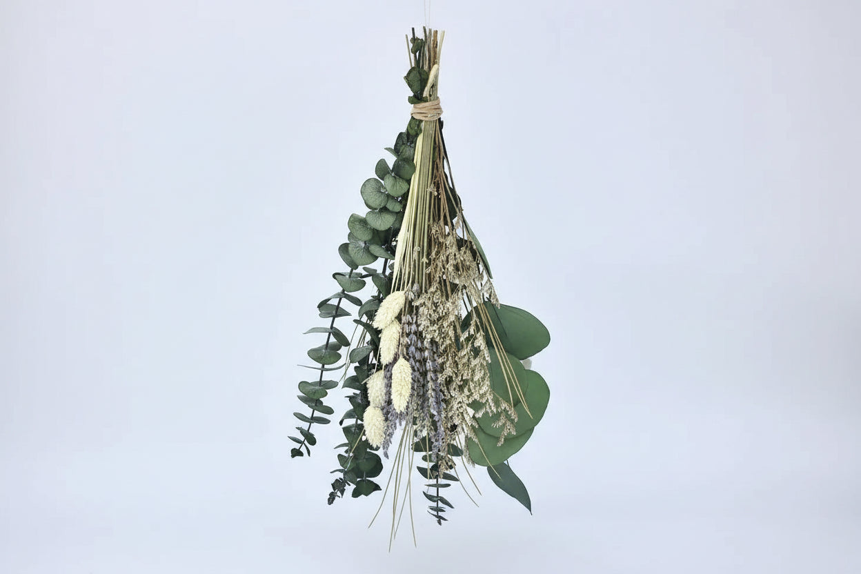 EucaPure™ Dried Eucalyptus Bundle – Natural Preserved Leaves for Home & Shower Spa