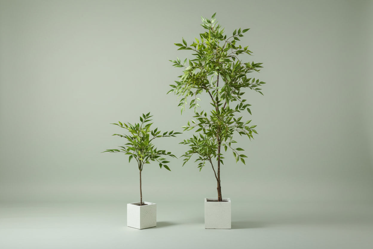 TropiLuxe™ Artificial Nandina Palm – Statement Greenery Without the Effort