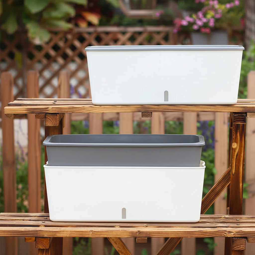 AquaSense™ Self-Watering Planter – Smart Pot with Water Level Indicator