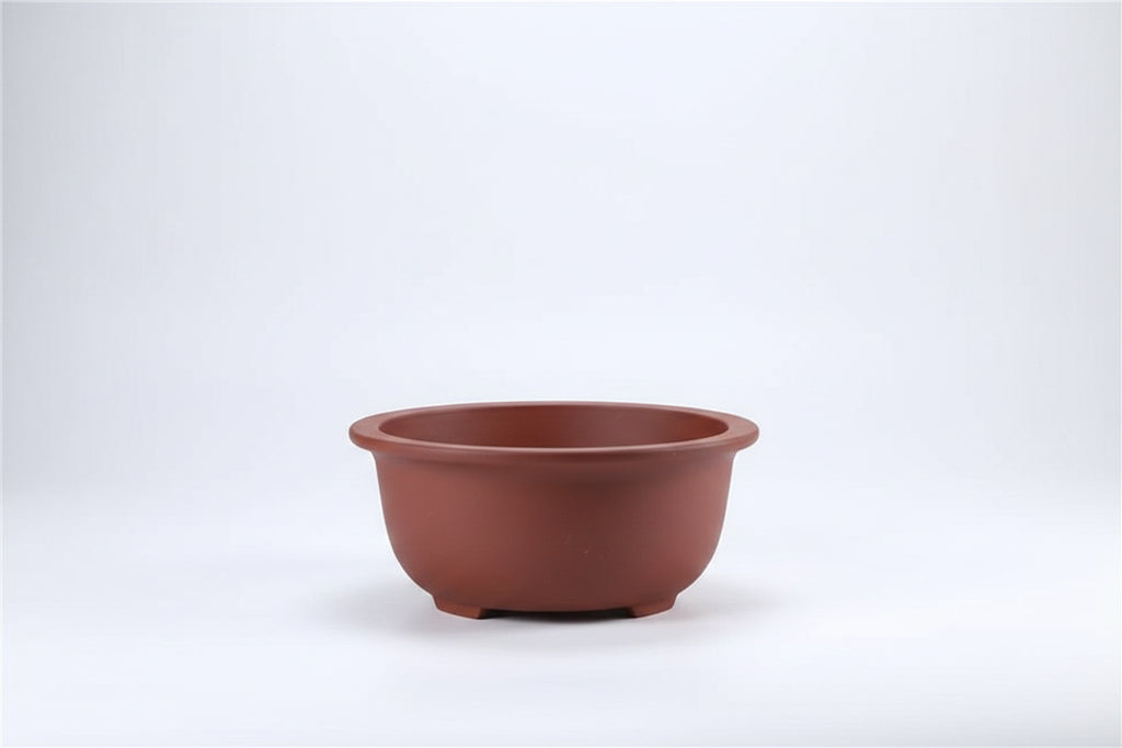 CeramiZen™ Bonsai Pot – Minimalist Round Ceramic Planter (4 Colours)