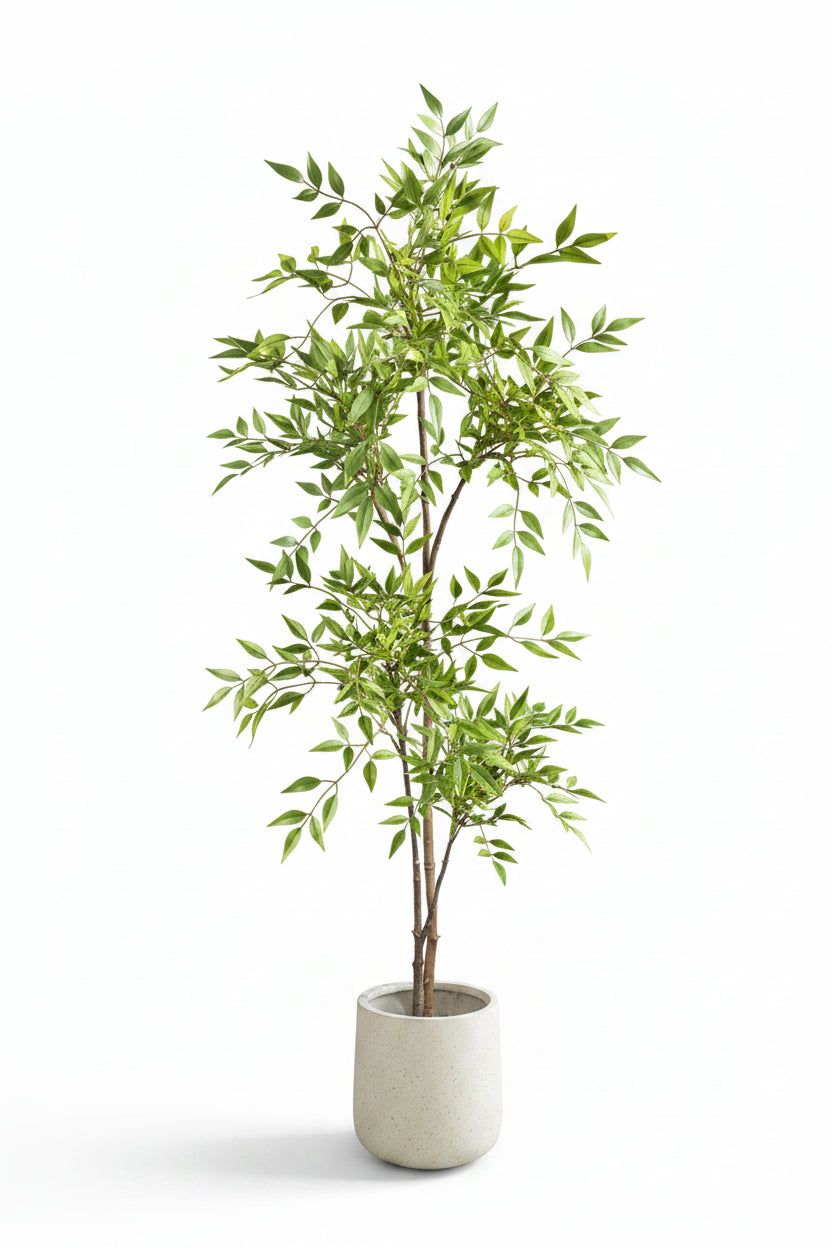 TropiLuxe™ Artificial Nandina Palm – Statement Greenery Without the Effort
