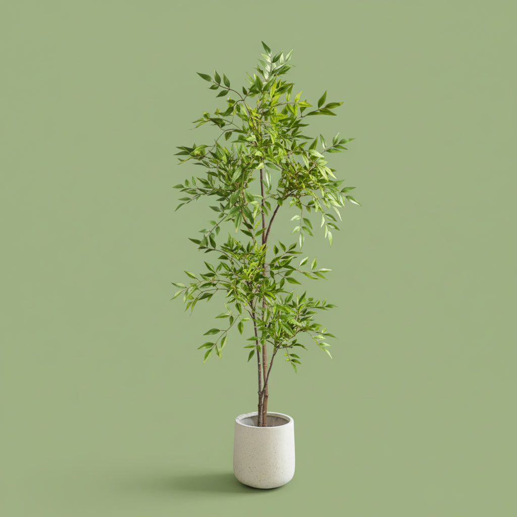 TropiLuxe™ Artificial Nandina Palm – Statement Greenery Without the Effort