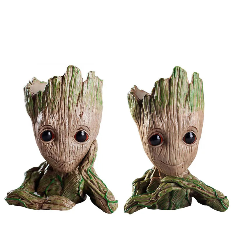 GroovyRoot™ Character Planter – Fun Groot-Style Plant Pot & Desk Organiser
