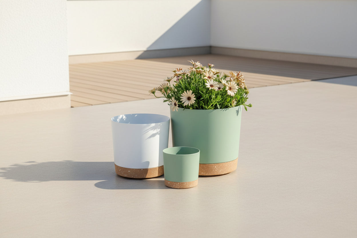 FlexiGrow™ Large Plant Pots – Lightweight Planters with Drainage (Indoor & Outdoor)