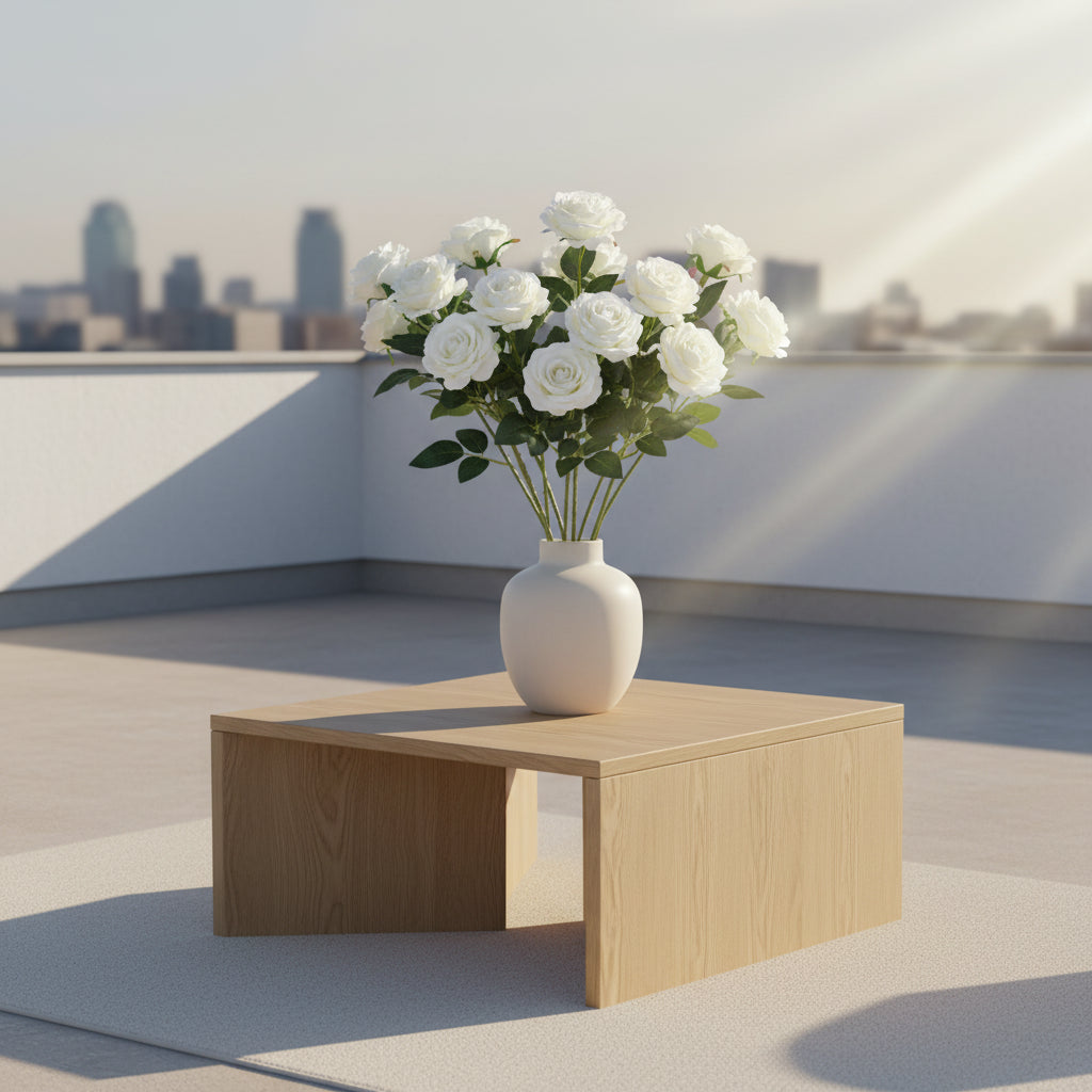 RoseLuxe™ 12PCS Artificial Rose Bouquet – Elegant Floral Set for Home & Events