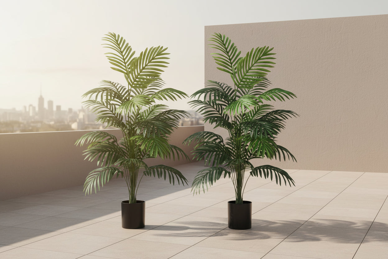 ArecaLuxe™ Artificial Palm Tree – 24-Leaf Lifelike Indoor & Outdoor Plant