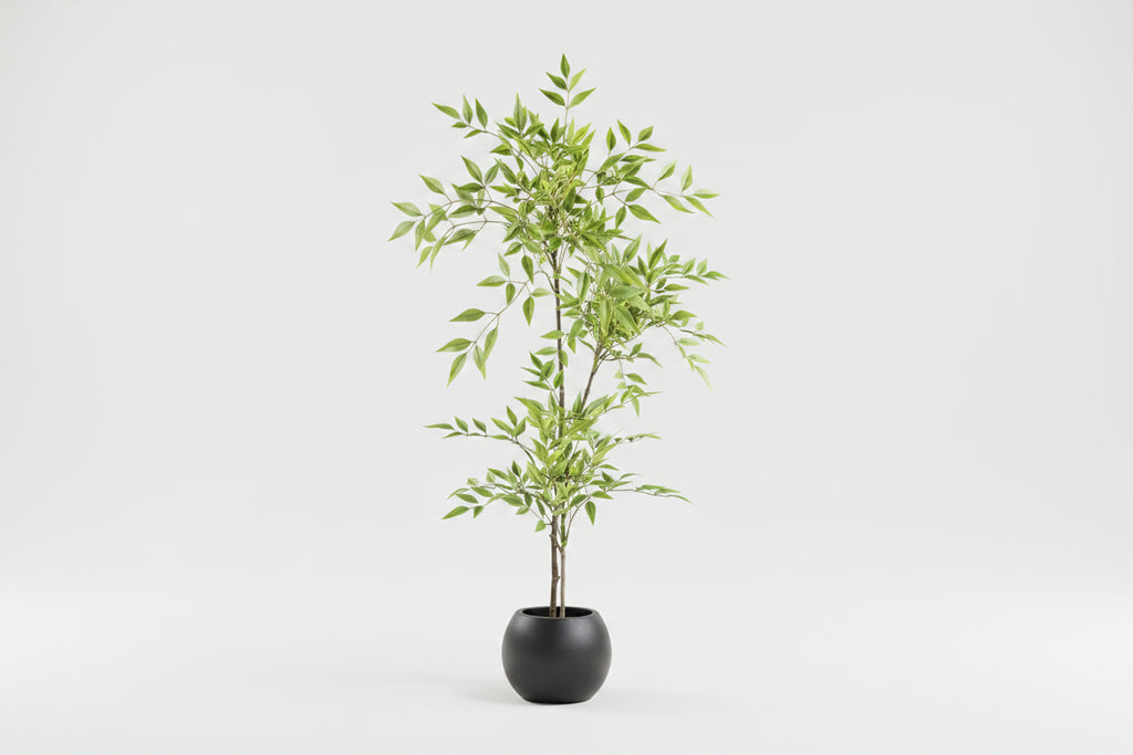 TropiLuxe™ Artificial Nandina Palm – Statement Greenery Without the Effort