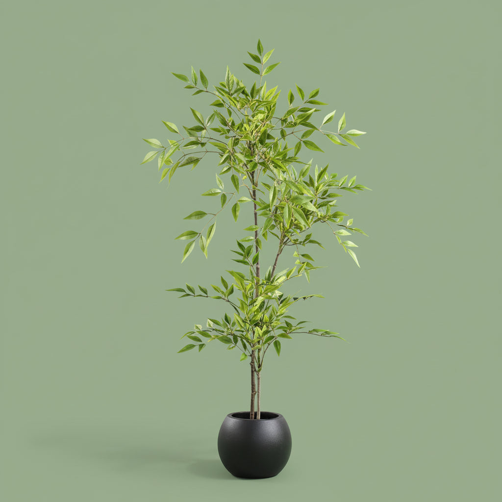 TropiLuxe™ Artificial Nandina Palm – Statement Greenery Without the Effort