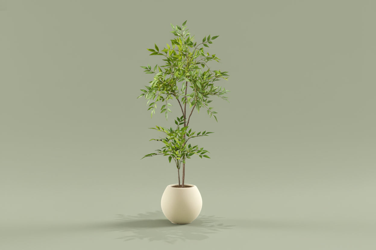 TropiLuxe™ Artificial Nandina Palm – Statement Greenery Without the Effort