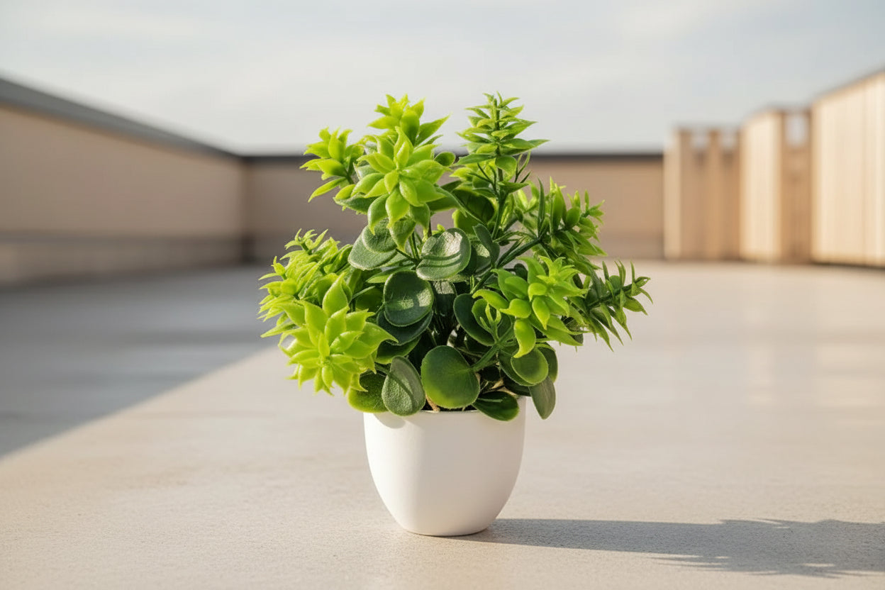 EverGreen™ Desk Plant – Artificial Potted Plant with Zero Maintenance