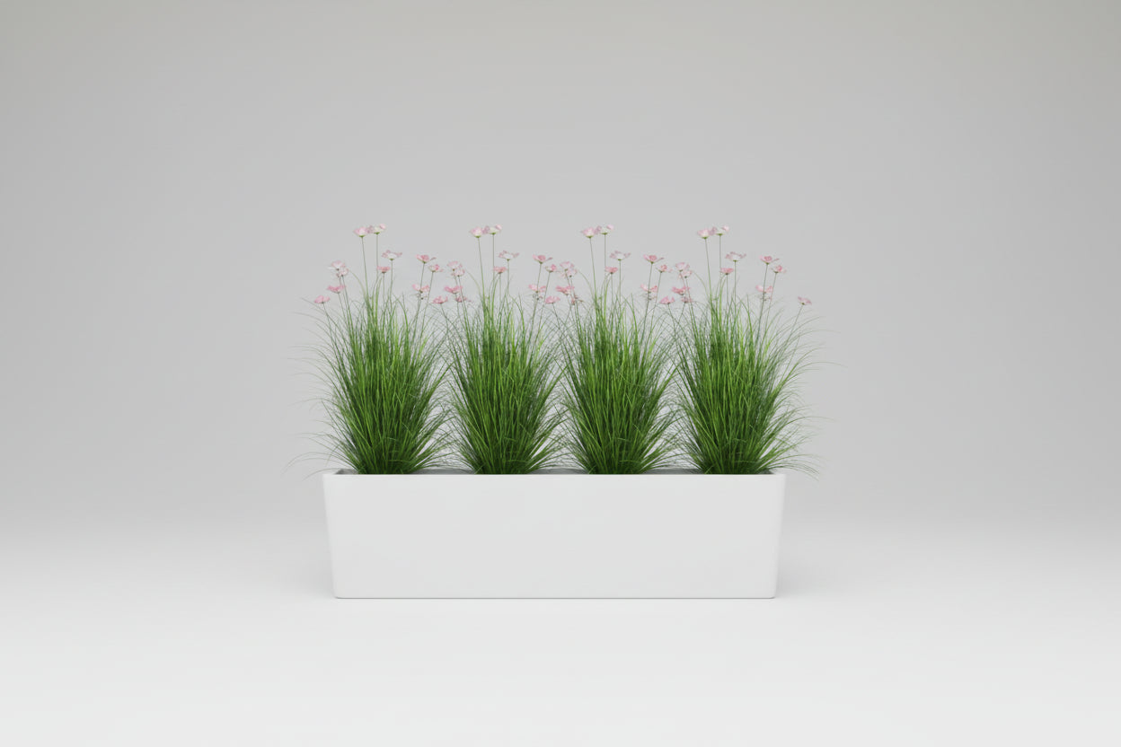 GreenSet™ 4PCS Artificial Plant Bundle – Lifelike Indoor & Outdoor Décor Kit