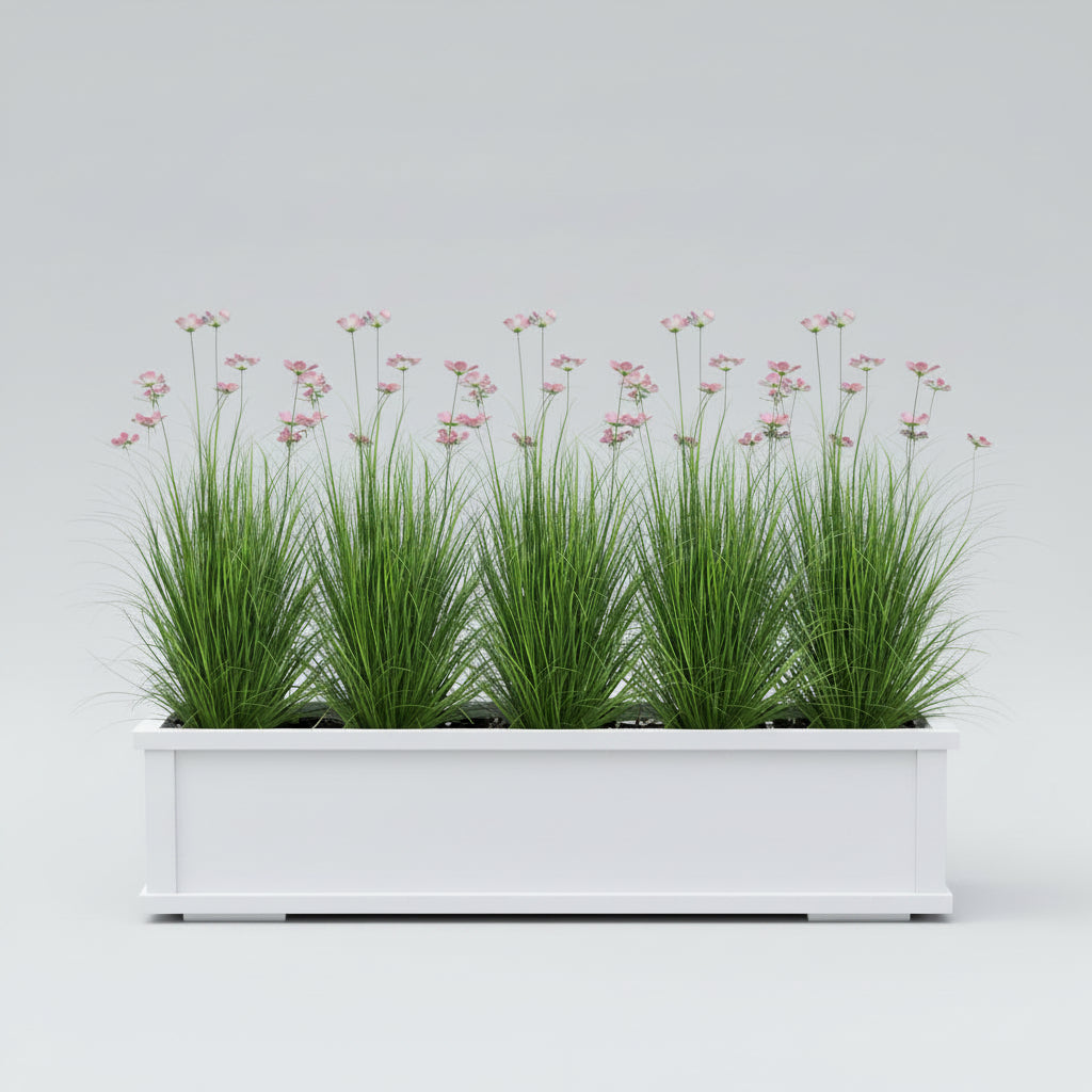 GreenSet™ 4PCS Artificial Plant Bundle – Lifelike Indoor & Outdoor Décor Kit