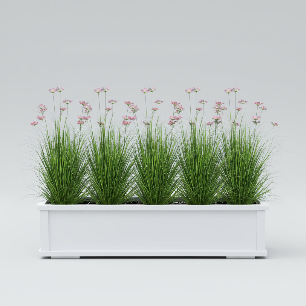 GreenSet™ 4PCS Artificial Plant Bundle – Lifelike Indoor & Outdoor Décor Kit