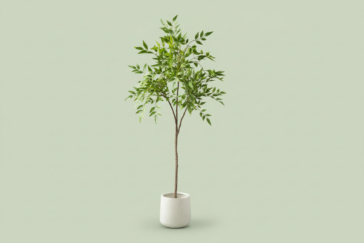 TropiLuxe™ Artificial Nandina Palm – Statement Greenery Without the Effort