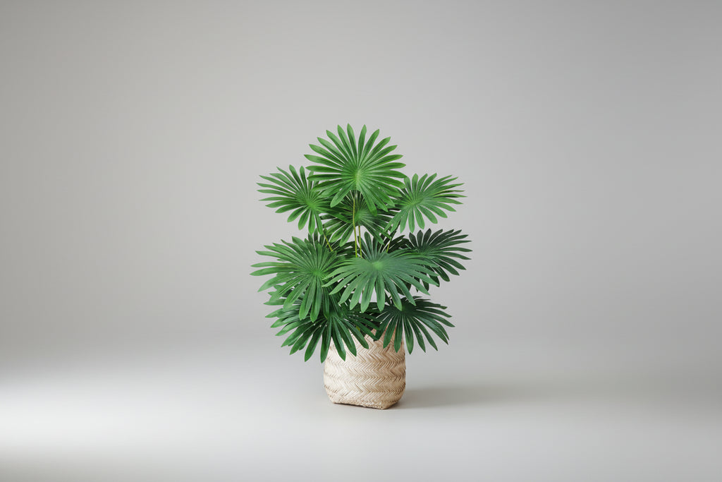 FanTropics™ Artificial Fan Palm 65–105cm – Lifelike Tropical Statement Plant