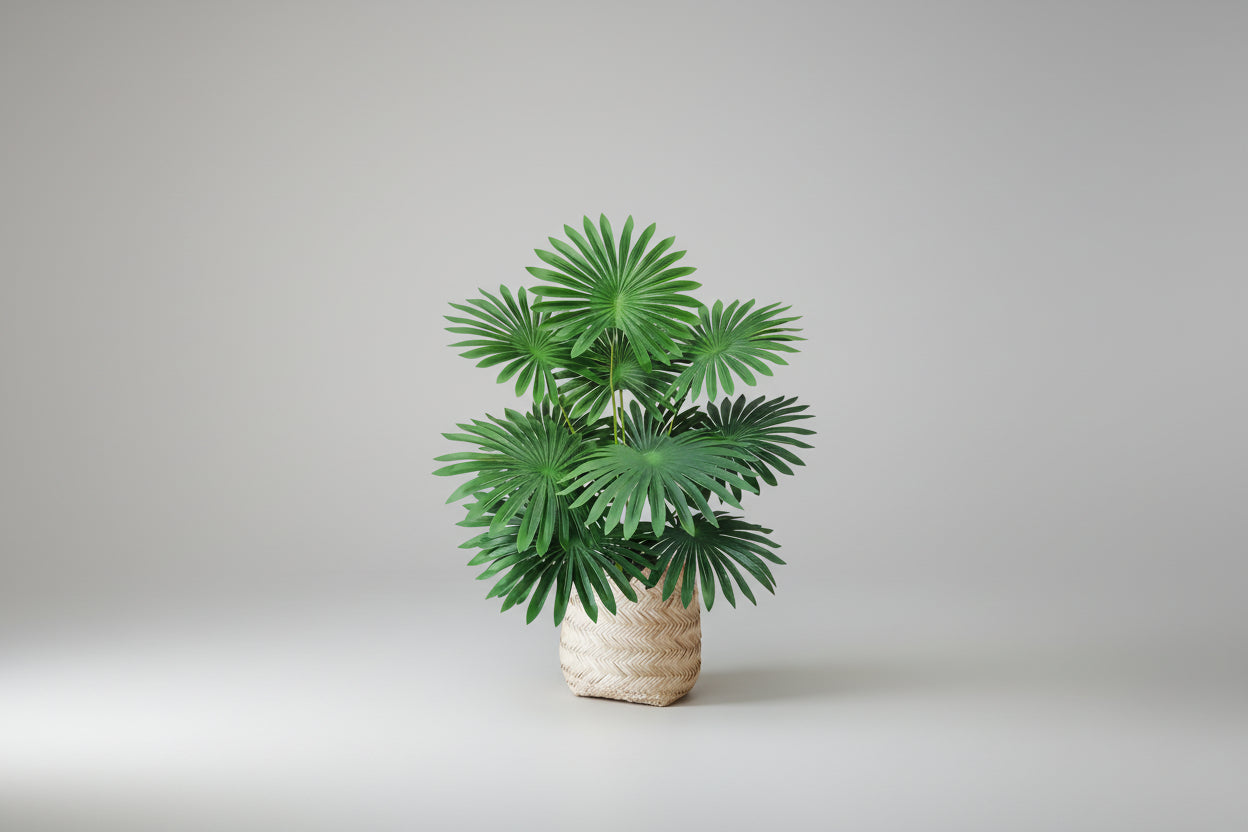 FanTropics™ Artificial Fan Palm 65–105cm – Lifelike Tropical Statement Plant
