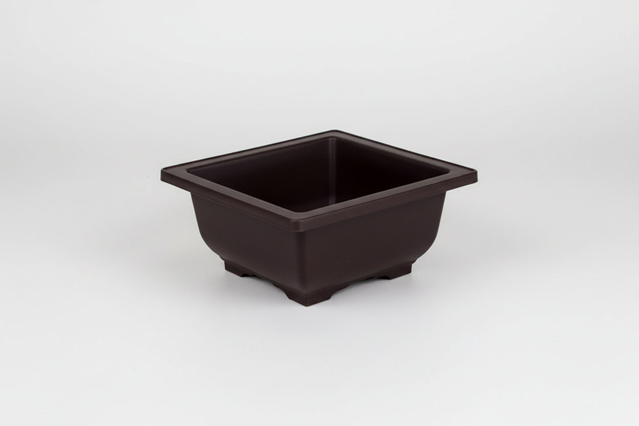 ClayZen™ Rectangular Bonsai Pot – Purple Clay Style Garden Planter