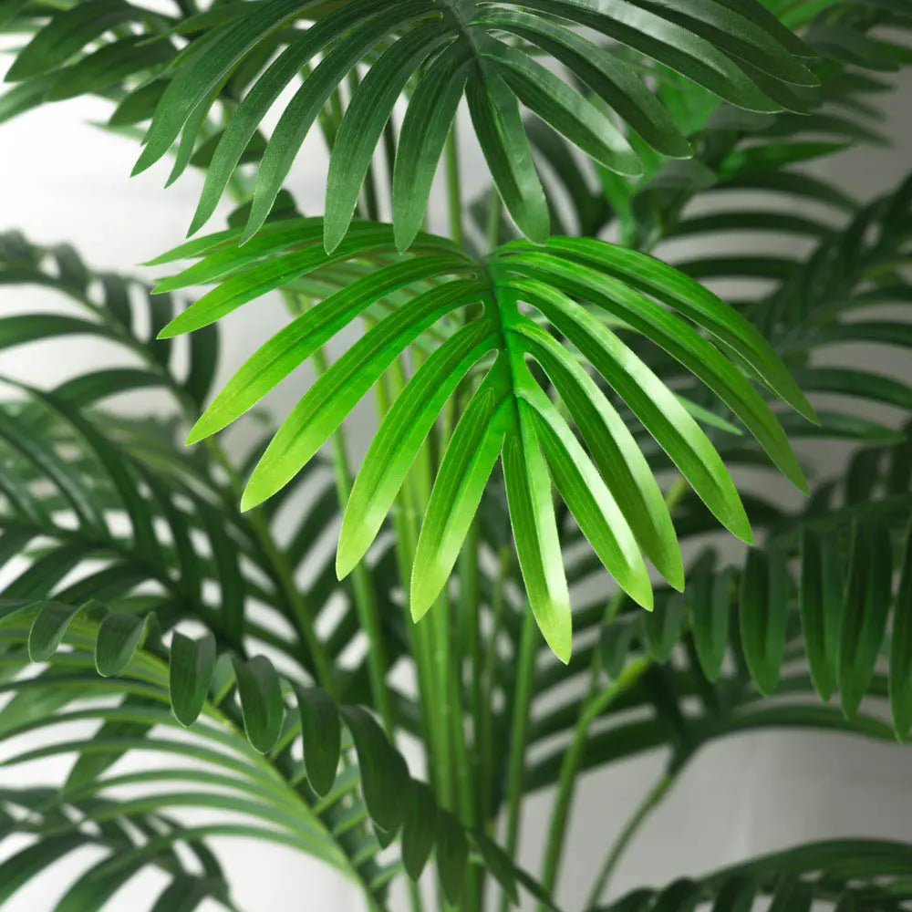 UrbanTropics™ Large Artificial Palm Tree 90–120cm – Lifelike Monstera Leaf Plant