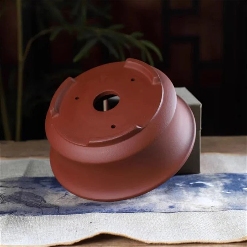 CeramiZen™ Bonsai Pot – Minimalist Round Ceramic Planter (4 Colours)