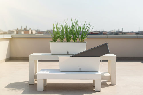 AquaSense™ Self-Watering Planter – Smart Pot with Water Level Indicator