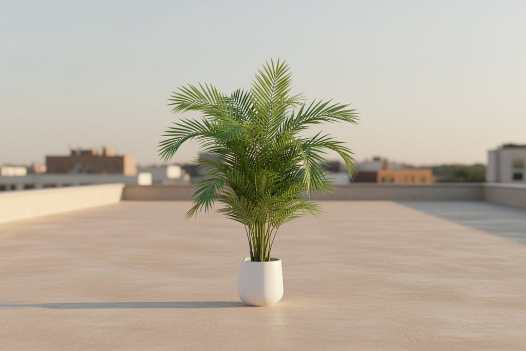 TropiGrand™ Large Artificial Palm Tree 80–125cm – Lifelike Monstera & Fern Plant