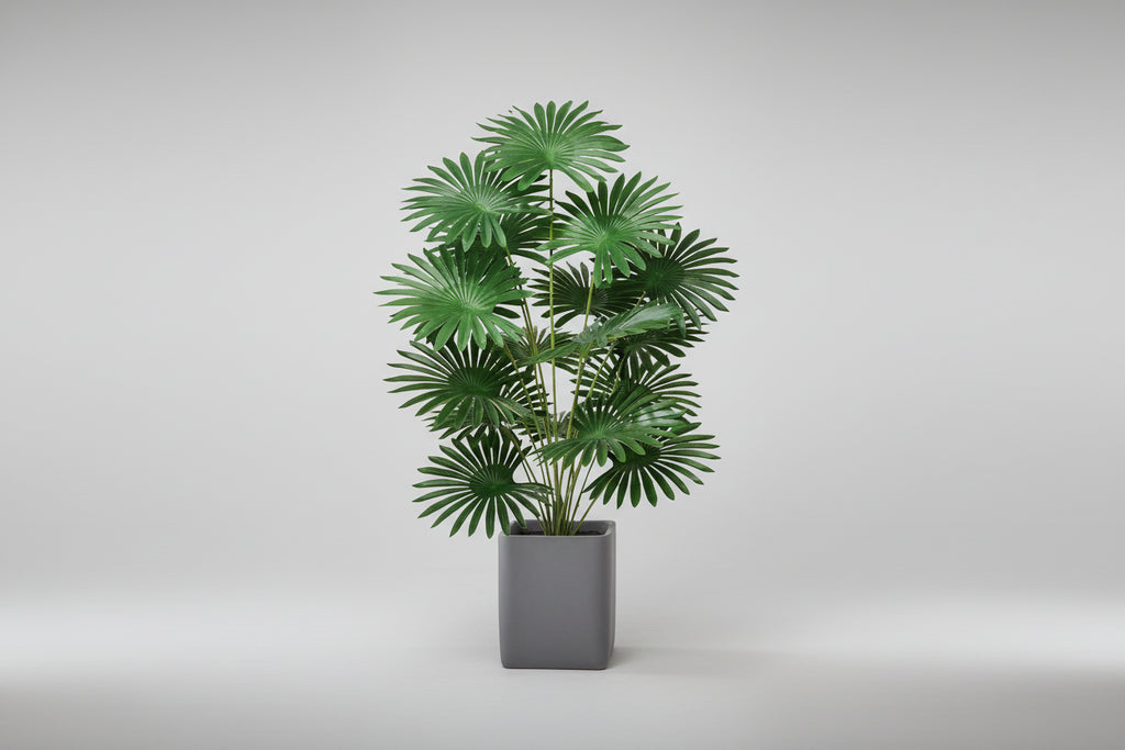 FanTropics™ Artificial Fan Palm 65–105cm – Lifelike Tropical Statement Plant