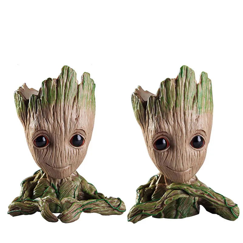 GroovyRoot™ Character Planter – Fun Groot-Style Plant Pot & Desk Organiser