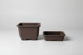 ClayZen™ Rectangular Bonsai Pot – Purple Clay Style Garden Planter