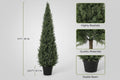 EverCedar™ 2-Pack Artificial Cedar Trees – UV Resistant Outdoor Plants in Pots