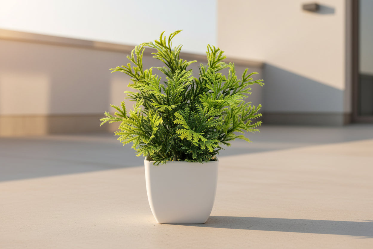EverGreen™ Desk Plant – Artificial Potted Plant with Zero Maintenance